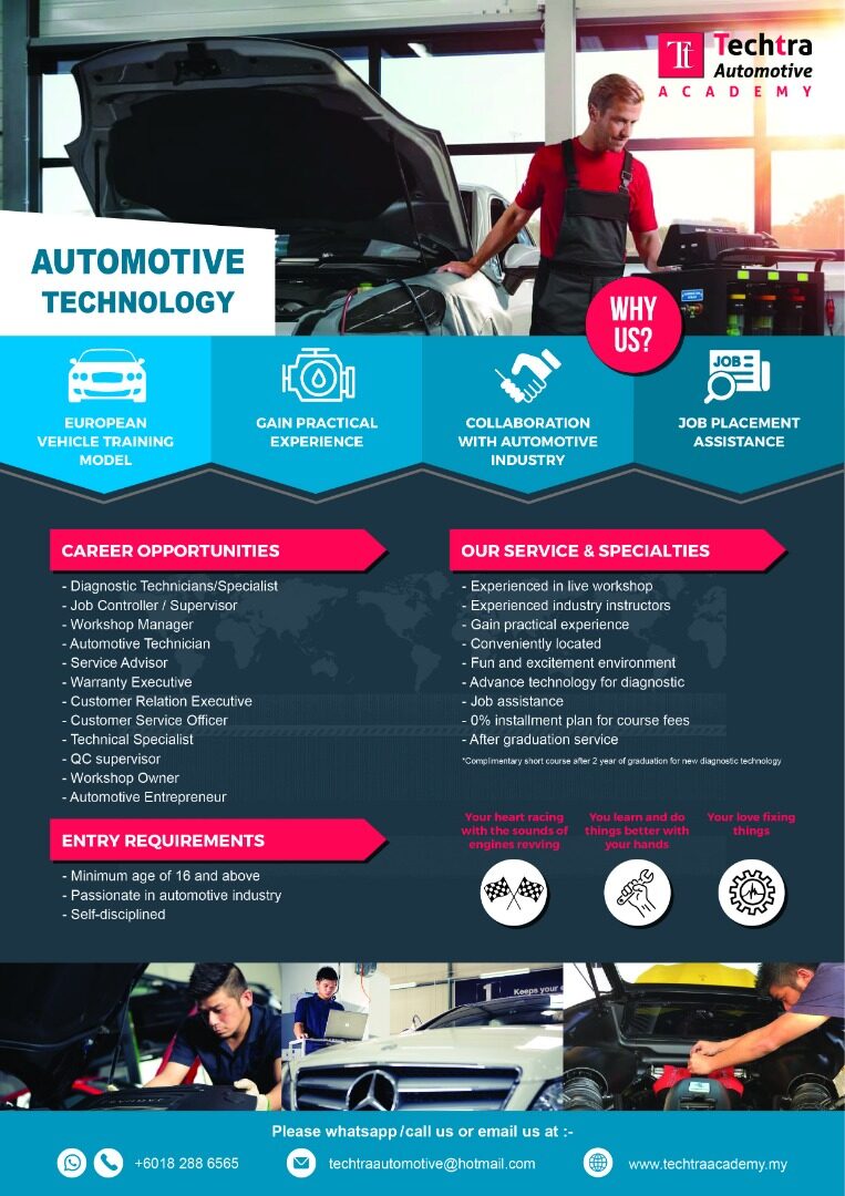 Automotive Technology Courses in Malaysia KL